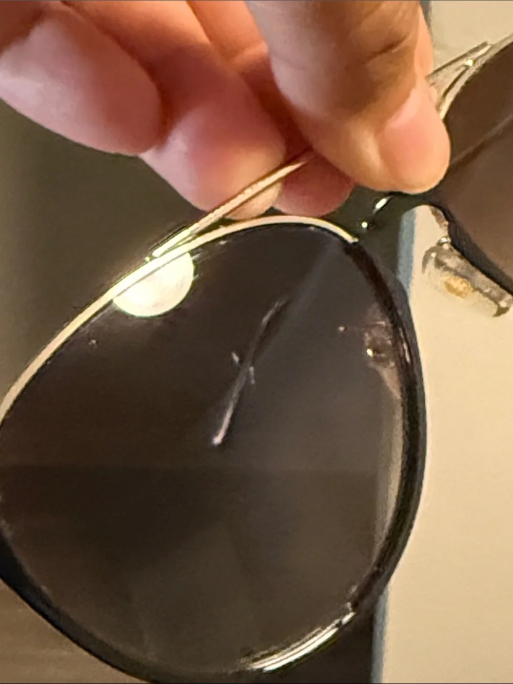Tory Burch Black Sunglasses with Brown Gradient Lenses and Orange Case